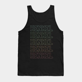 Henkel Name Pattern Tank Top